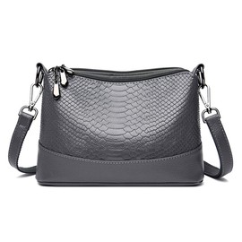 Coolives Women's Shoulder Bag Made of PU Leather Small Hobo Shoulder Bag Handbag Elegant Handbag Bag for Women Disposable, gray, Shopper