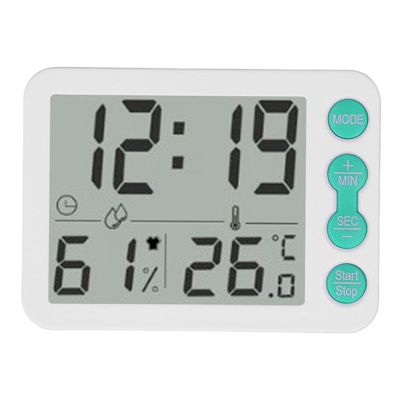 Indoor Digital Temperature Humidity Meter Multifunctional Electronic Thermometer Hygrometer with