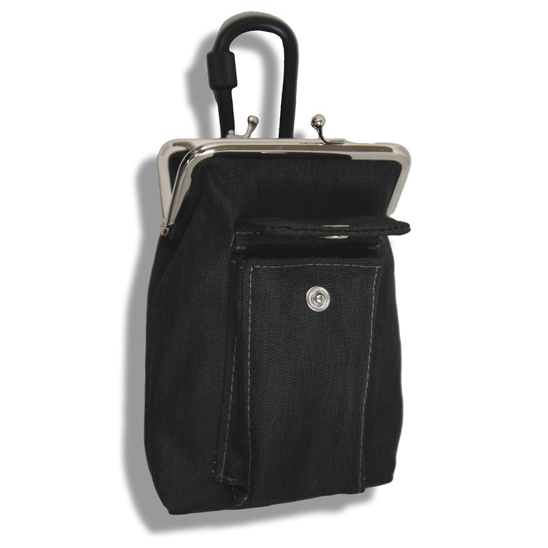Kawadomi Seisakusho WK-11BK Multi-functional Work Pouch, 2-Way Attachment Belt Loop,