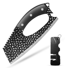 BOPOTI Meat Cleaver,8.6 inch Kitchen Knife,Sharp Blade Easy Cleaning for Home Kitchen & Restaurant,Lightweight and portable,Gray