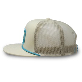 Red Dirt Hat Co. Adjustable Snapback Rope Hat - Stylish Snapback Trucker Cap for Men & Women, One Size Fits All (US, Alpha, One Size, Yeehaw - Stone)