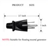Neutral Ground Bonding Plug for Portable Inverter Generator Surge Guard