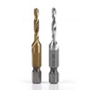 Thread Tap Hex Shank HSS Drill Bits M3 M4 M5