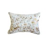Homeroots 12" X 20" NATURAL & GOLD Cowhide Throw Pillow
