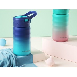 HAUSHOF 12-oz Kids Water Bottle Vacuum Double Wall Insulated Cup Stainless Steel