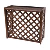 Air Conditioner Fence, Wood Outdoor Privacy Fence Screen, Trash Can