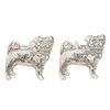 Pug Cufflinks, Pug Gifts, Pug Accessories, Dog Cufflinks, Hand Cast