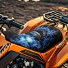 SEANATIVE Lightning Skull ATV Cover Four Wheeler Accessories Powersports Seat