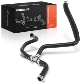 A-Premium Outlet HVAC Heater Hose Pipe Line Assembly + with Clamps and Protective Sleeve Attached Compatible with Dodge Charger, Challenger & Chrysler 300, 2014-2021
