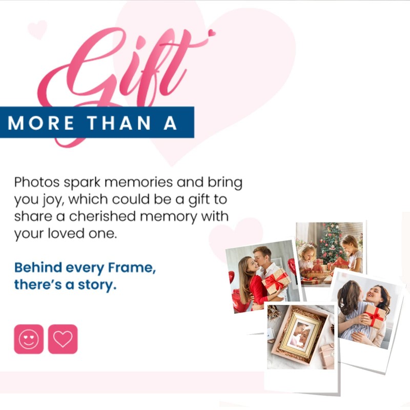 SM Decor Oak A5 Picture Frame - Freestanding and Wall