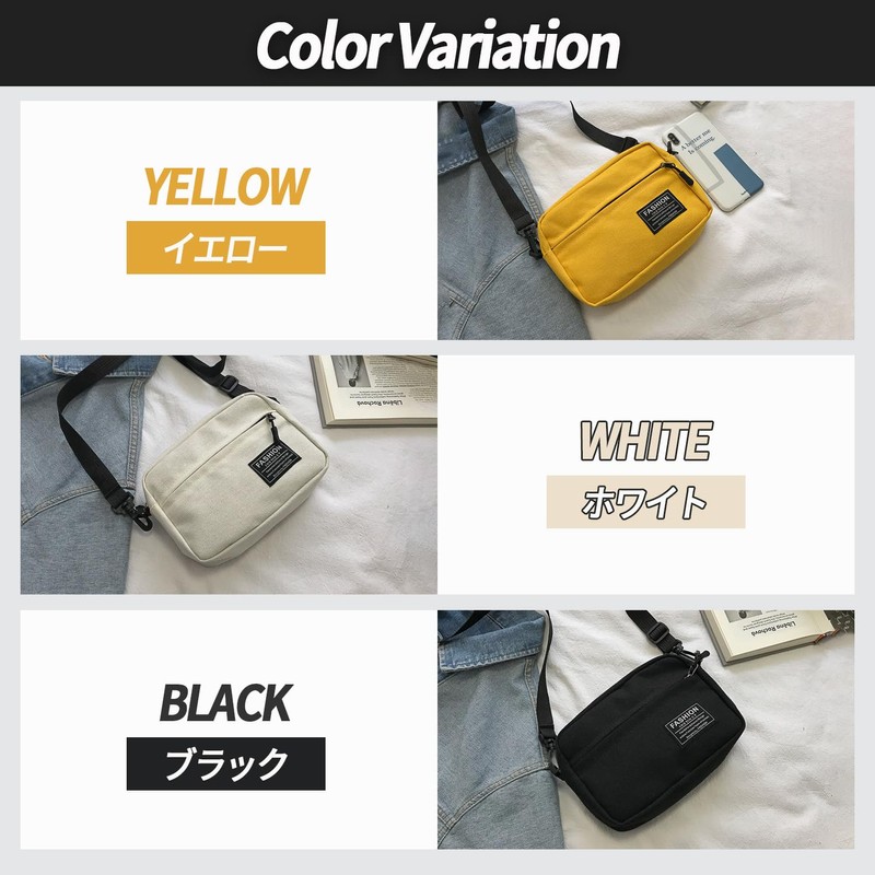sakurart Shoulder Bag, Cross-body Design, Inexpensive, Men's, Canvas, Women's, Lightweight,