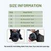 Dog Muzzle for Short Snout Dogs Breathable Holes Prevent Biting