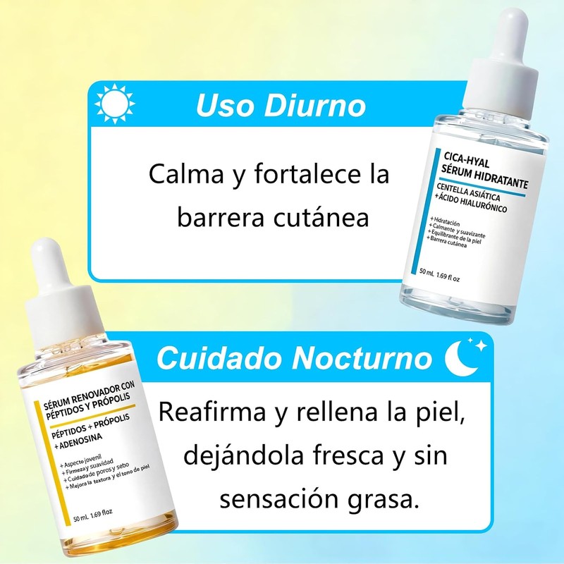 Centella Asiatica Suero y CICA Péptidos Propóleo Suero