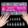 600PCS Transparente Uñas Postizas Para Manos，12 Tamaños Tips Para Uñas