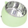 Pet Heating Bowl Nordic Stainless Steel to Protect Cervical Spine