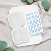 Travel Pill Organizer 6 Compartments Portable Pill Case with Double