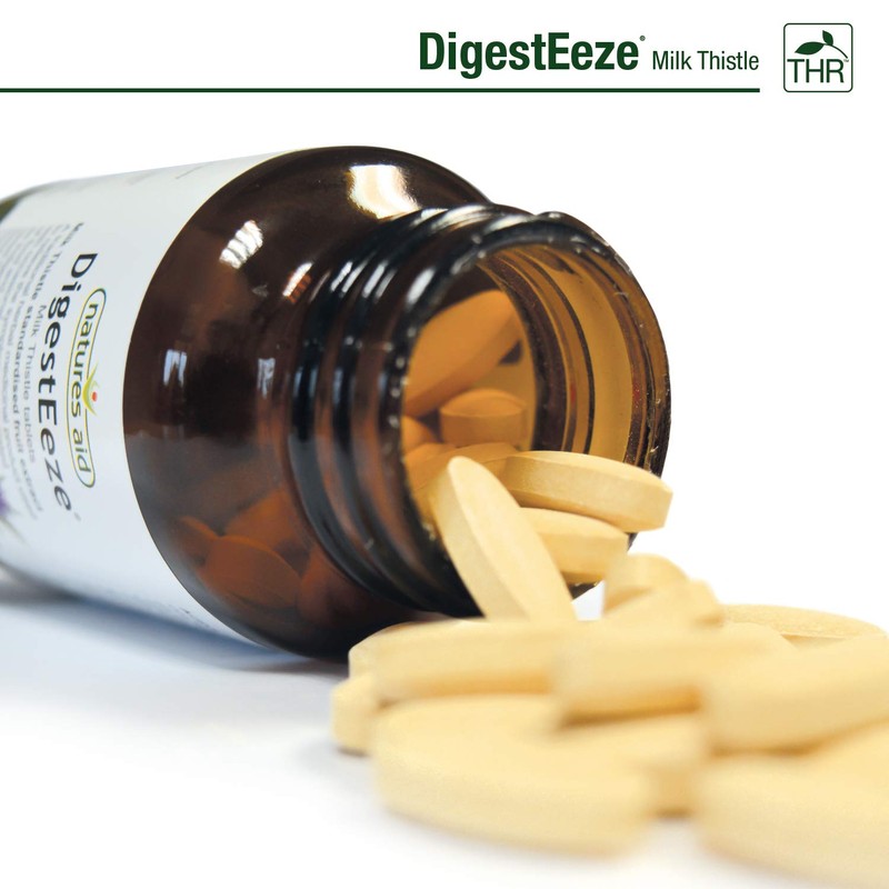 Natures Aid DigestEeze Milk Thistle, 60 Tablets