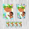Baby Hawaiian Juice Pouches - Printed Adhesive Labels or Assembled