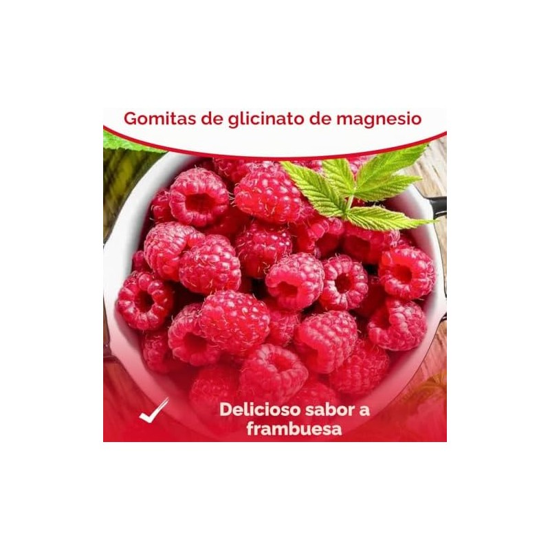 Glicinato de Magnesio Glicinato 500mg Gomitas de Magnesio Relajación Calma