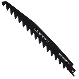 LAIWOO Reciprocating Saw Blades Stone, Carbide Steel Saw Blades, Ytong Saw, Brick Saw, Reciprocating Saw for Aerated Concrete, Concrete, Einhell, Dewalt, Bosch (225 mm)