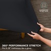 Bare Home Cooling Performance Jersey Knit Stretch Sheet Set, Moisture-Wicking