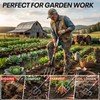 BIHOMIFI Digging Spading Fork Forged Steel with D Grip Handle