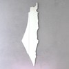 Palestine Map Mirror Acrylic Unbreakable Long Wall Mirror - Unique