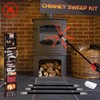 Cleancraft 33 Feet Chimney Sweep Kit, Chimney Cleaning Kit with