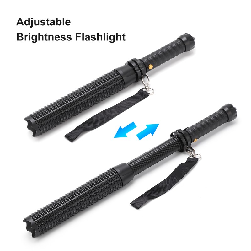 Flashlight LED Extended Waterproof Non Slip Outdoor Portable Torch for