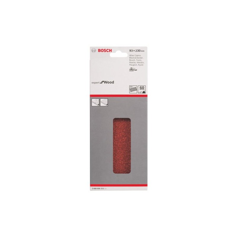 Bosch 2608605311 93 x 230 mm Sanding Sheets for Conventional