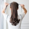 ALLMIRA ポニーテールウィッグ エクステ ロング 長さ 35 45 55cm 4色展開 付け毛