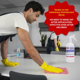 F10 SC Ready to Use Veterinary Disinfectant & Cleaner for Kennels, Litter Box, Cage, Terrariums, Habitats, Vet Practices - 1 Liter (1.06qt)