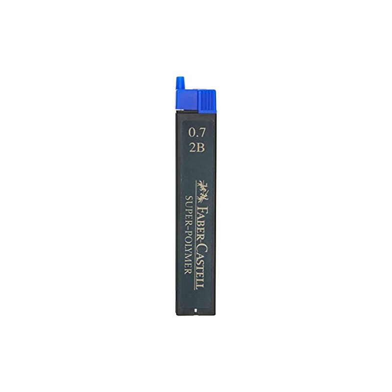 Faber-Castell 0.7mm 2B Super-Polymer Fineline Lead (12 leads per container)