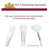 Brocha Facial Abanico Oval