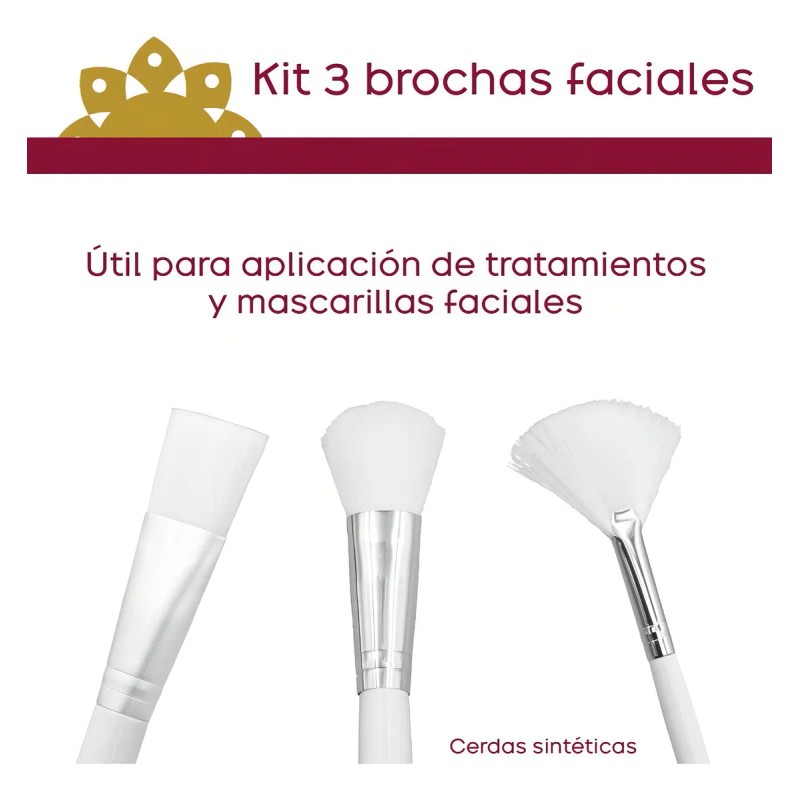 Brocha Facial Abanico Oval