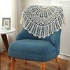 Gracebuy Beige 35 Inch Round HANDMADE Cotton Crochet Lace Placemat