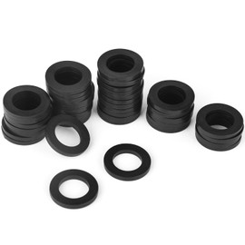 40 Pcs Garden Hose Washer, Hose Gasket Washers, Abrasion Resistant Silicone O-Rings, Leakproof Sealing Gaskets Rings, Fit All Standard 3/4" Garden Hose Fittings