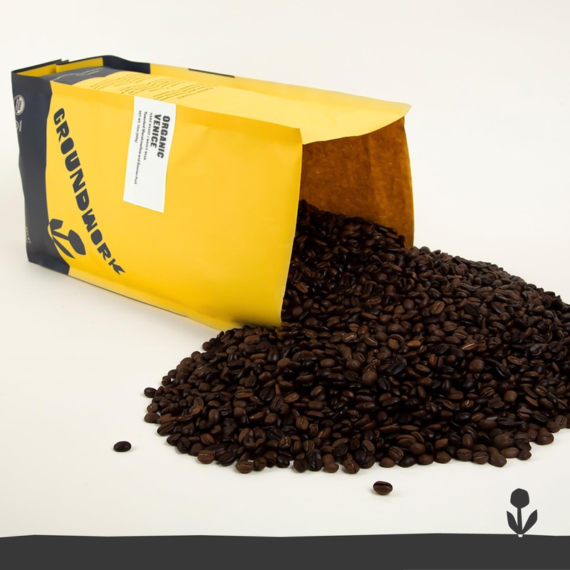 GROUNDWORK Venice Blend Whole Bean Coffee Dark Roast - Certified