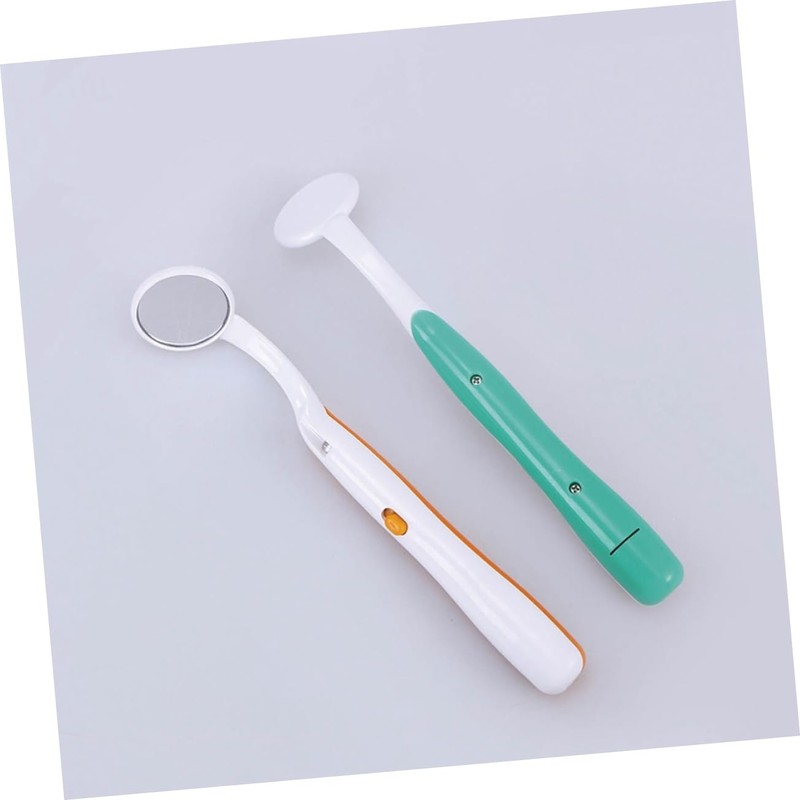 KICHOUSE Led Plastic Stomatoscope for Tooth Inspection Tool Bright Light