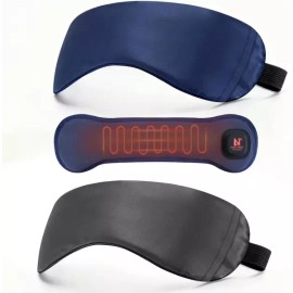 건조한 눈을 위한 온열 마스크 은 이온 발열체가 포함된 1500mAh 컴프레션 황색 안검염 칼라지온 MGD용 Heated Mask for Dry Eyes with Ion Heating Element, 1500mAh Compression Yellow Eyelid Warmer Color Therapy Ion MGD