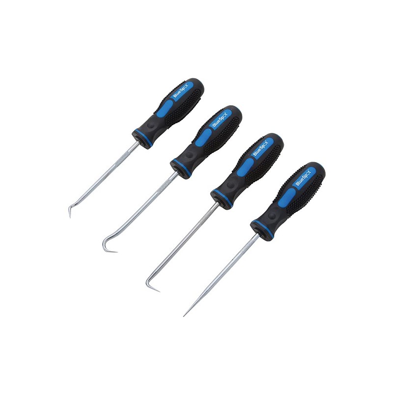 Blue Spot Tools 07955 4 Piece Hook and Pick Set