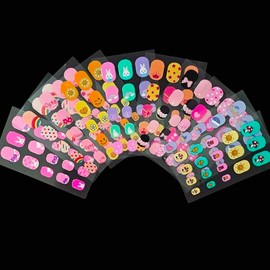 Nail Stickers Full Nail Wraps for Girls Self Adhesive for Nail Art Decoration