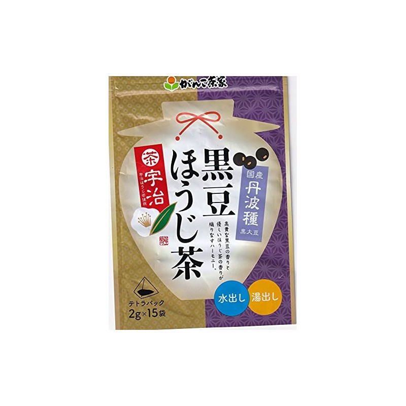 Ganko Chaya Japanese Black Bean Roasted Tea, 0.07 oz (2