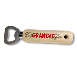 Wooden Handle Bottle Opener for Grandad/Grandparents Day/Fathers Day - Birthday - Christmas #1511