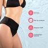 MYLILY Bikini Bottoms for Women Twist Front Bikini Bottoms Black