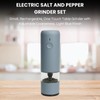 Electric Salt and Pepper Grinder Set – Small, Rechargeable, One-Touch