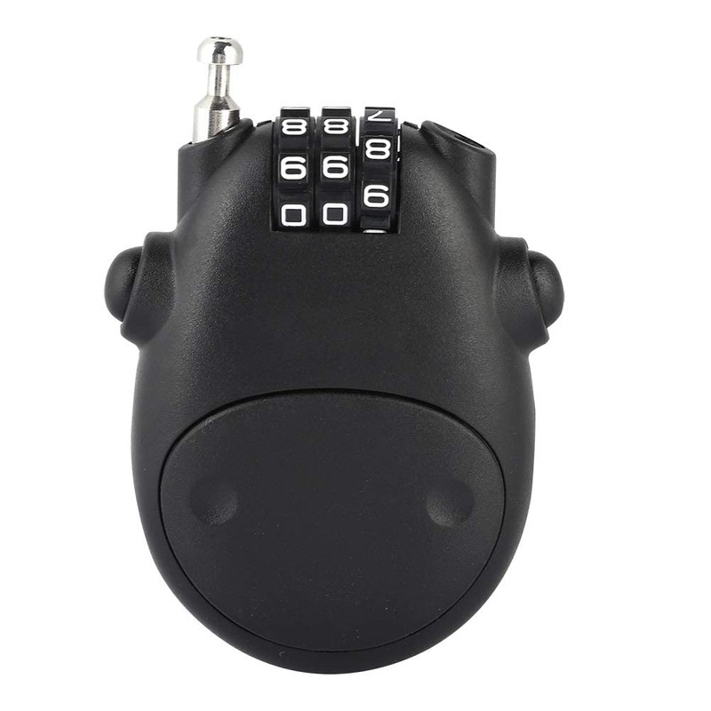 Combination Lock Cable Lock Padlock with 3 Digit Numeric Code,