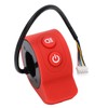 Throttle Accelerator Electric Scooter Finger Throttle Accessories Replacement Part Red