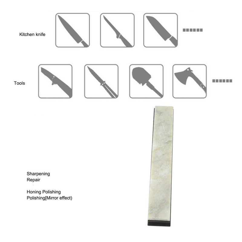 10000 Grit Knife Sharpening Stone Natural Green Jade Knife Sharpener