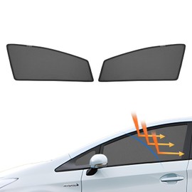Cartist Toyota Prius 30 Series Mesh Curtain, 2009.5 - 2016 Sunshade Car Shade, Ventilation, UV Protection, Magnetic, Easy On/Off, Light Blocking, Insulation, Interior, Sunshade for Vehicles,